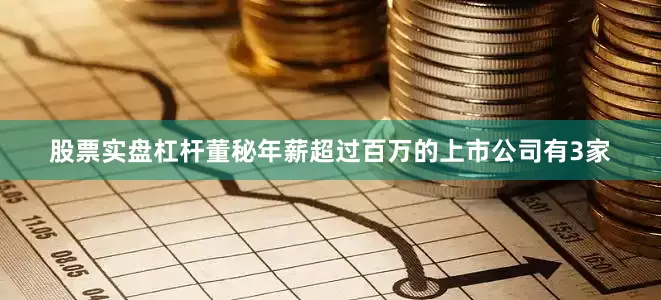 股票实盘杠杆董秘年薪超过百万的上市公司有3家