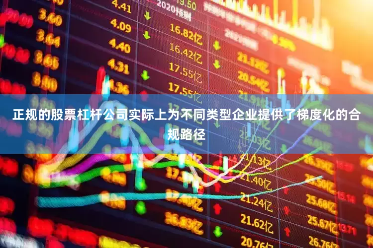 正规的股票杠杆公司实际上为不同类型企业提供了梯度化的合规路径
